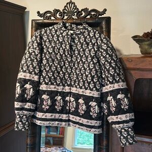 Distressed puffy jacket by Antik Batik